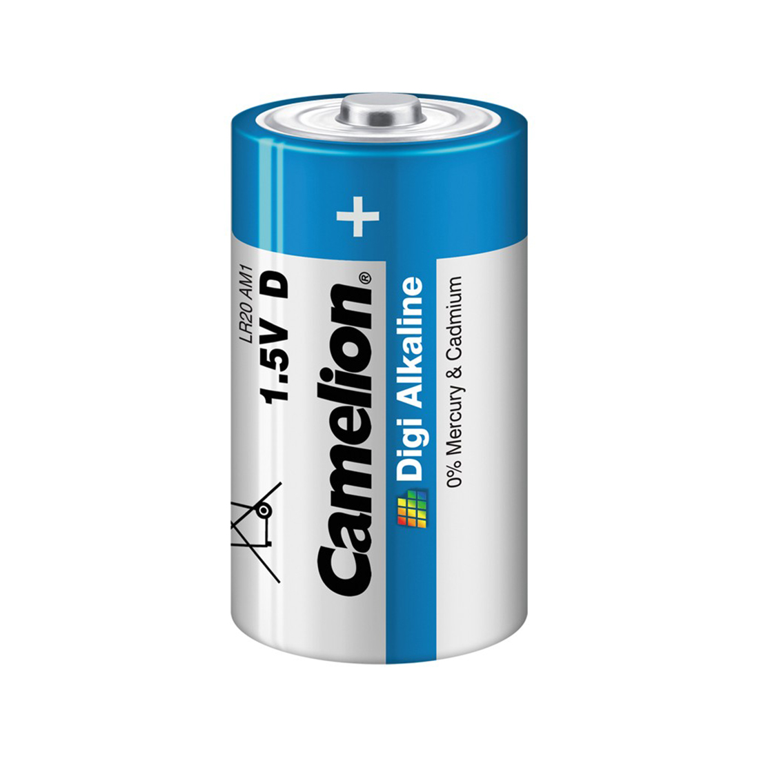 Батарейка CAMELION LR20-BP2DG Digi Alkaline D 1.5V 20000 mAh 2 шт.