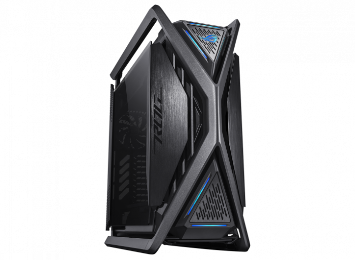 Корпус ASUS GR701 ROG HYPERION, ATX/micro ATX/Mini ITX/EATX, USB 3.2 Gen2, 4x140mm, AURA Sync, без БП, Черный