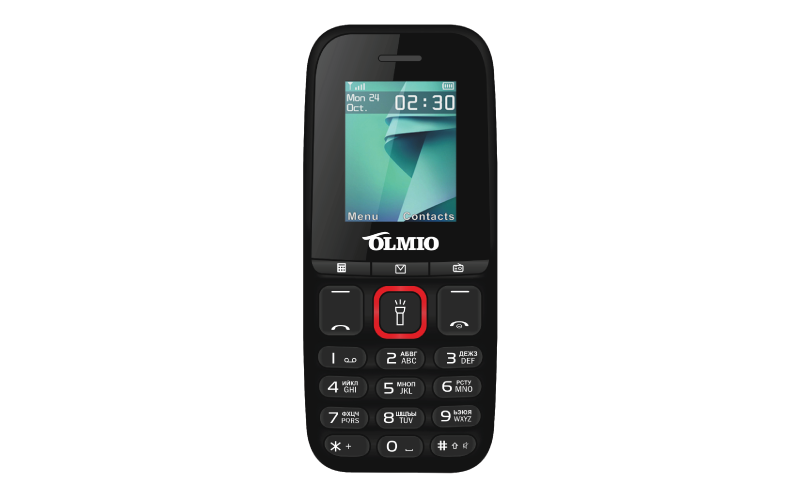 Мобильный телефон Olmio A15 черный