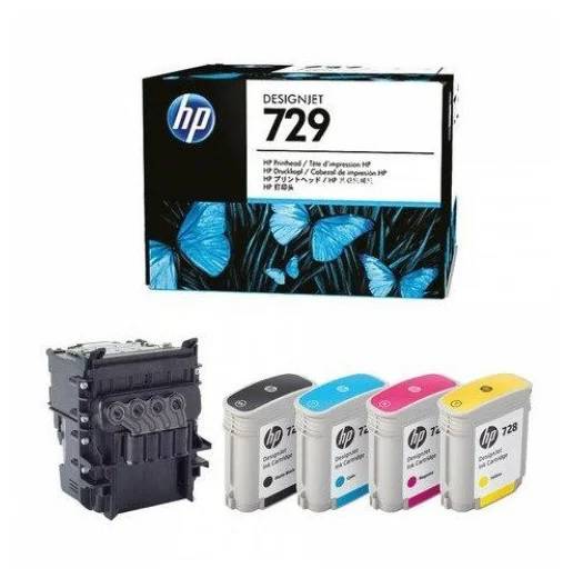 Комплект замены печатающей головки HP 729 DesignJet (F9J81A) для DJ T730, T830 MFP