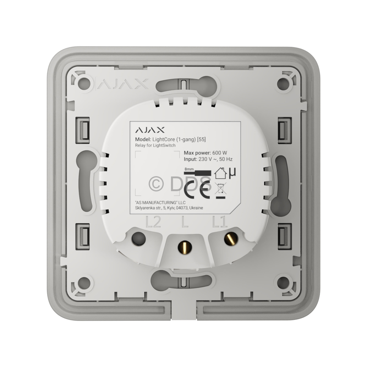 Реле Ajax LightCore (1-gang) (55) (8MA)