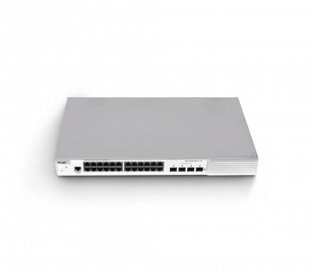 Коммутатор Ruijie RG-S2928G-E V3 L2+ Managed (24 порта 10/100/1000BASE-T и 4 GE SFP порта, без вентилятора)