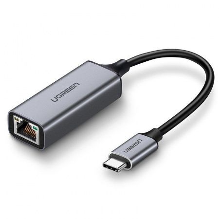 Адаптер UGREEN CM199 USB Type C to 10/100/1000M Ethernet Adapter (Space Gray)