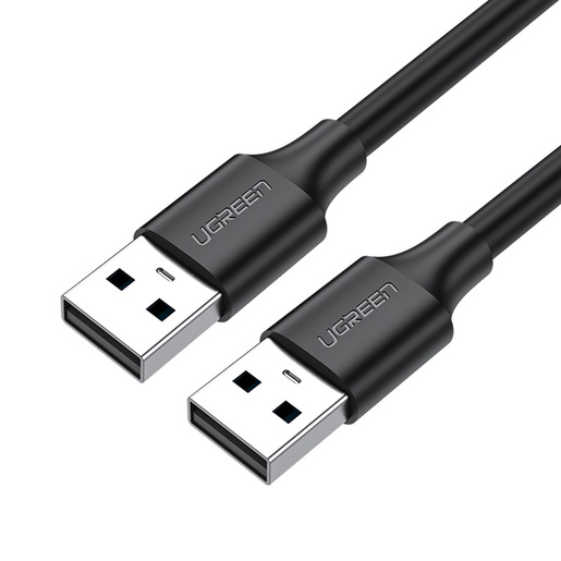 Кабель UGREEN US102 USB 2.0 A Male to A Male 2m (черный)