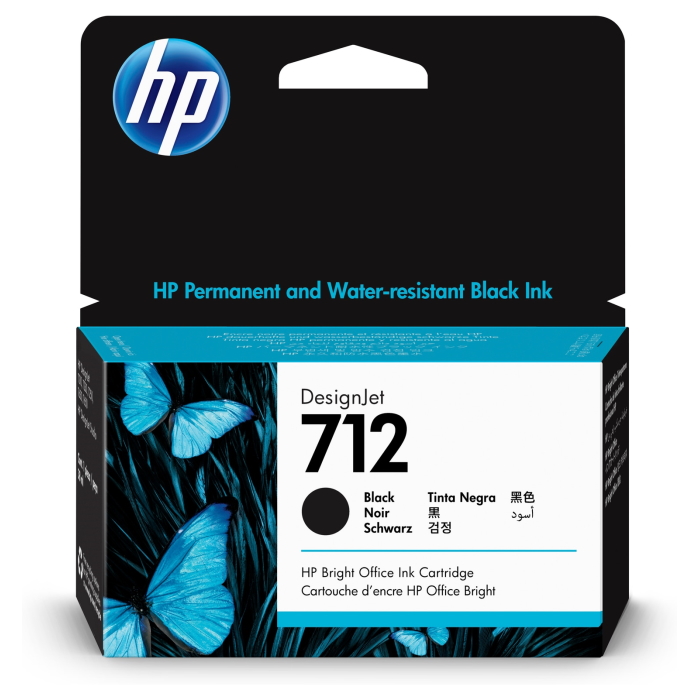 Струйлы картридж HP DesignJet 712, 38 мл, қара, 3ED70A