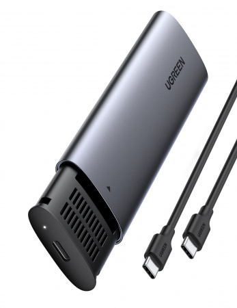 Корпус для жесткого диска UGREEN USB-C Female to M.2 M-Key 10G