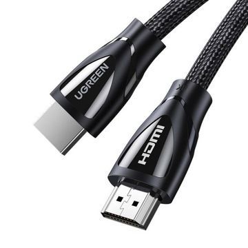 Кабель Ugreen HD140 HDMI A M/M с оплеткой, 1м, 80401