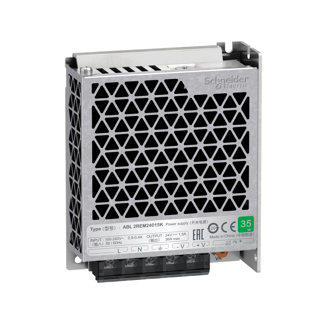 Блок питания ABL Modicon, SE, ABL2REM24015K, компактный 1,2А 24В 35Вт