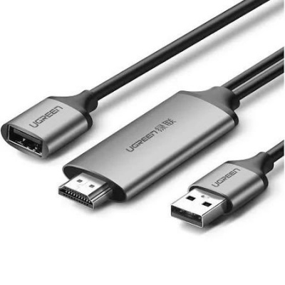 UGREEN CM151 USB to HDMI Digital AV Adapter 1.5m (Сұр)