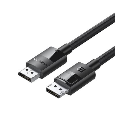 Кабель UGREEN DP114 DP 1.4 Male to Male Plastic Case Braided Cable 3m, 80393