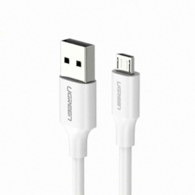 Кабель Ugreen US289 Micro USB Male To USB 2.0 A Male Cable 2M (Белый)