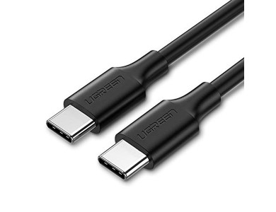 UGREEN US286 USB 2.0 Type C to Type C кабелі 1.5 м (қара)