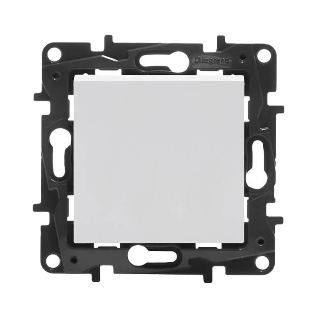 Выключатель одноклавишный, Legrand Niloe Step, 863101B, 10А авт.кл. Белый new