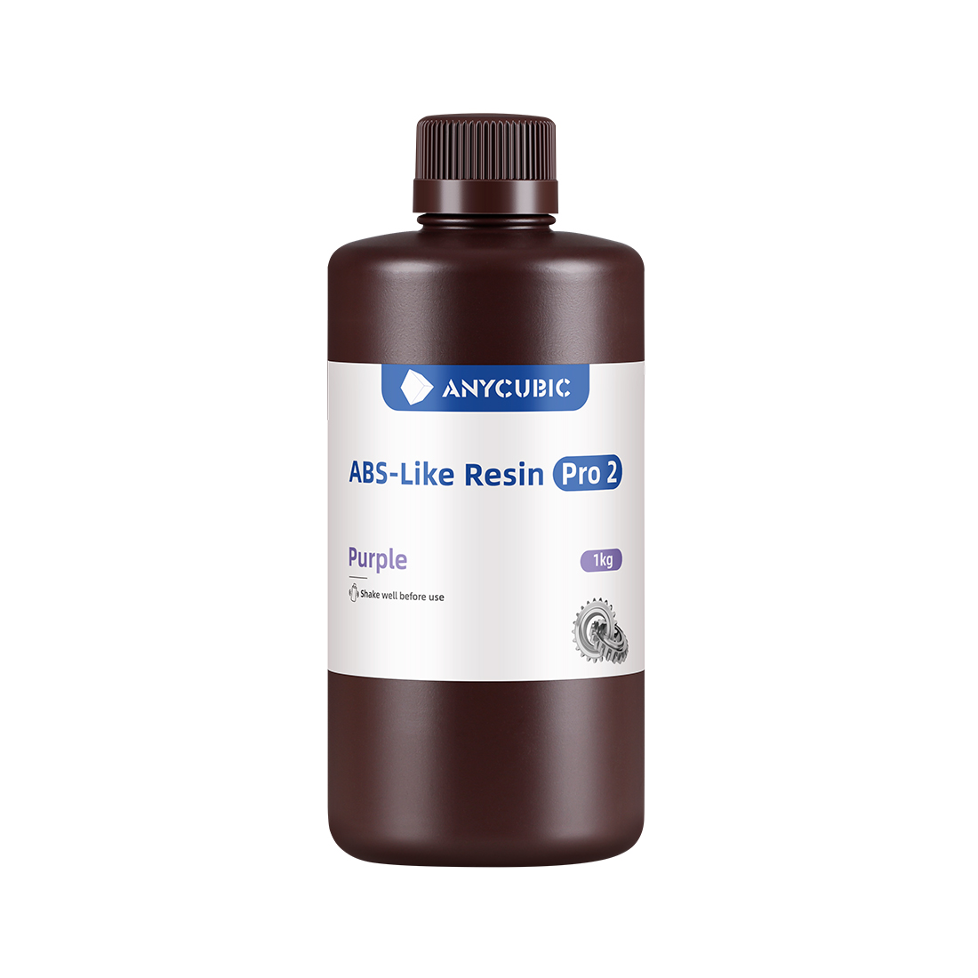 Фотополимерлі смола Anycubic ABS-Like Resin Pro 2 SABP2PU-10, 1 литр, Күлгін