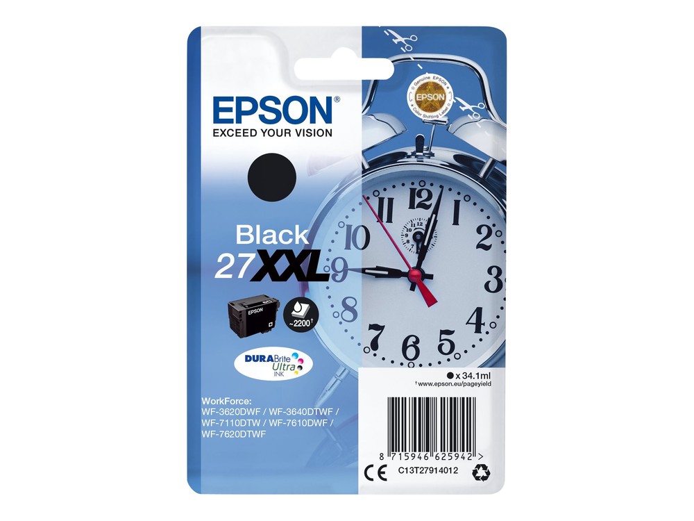 Картридж Epson DURABrite Ultra черный XXL (2200 стр.)