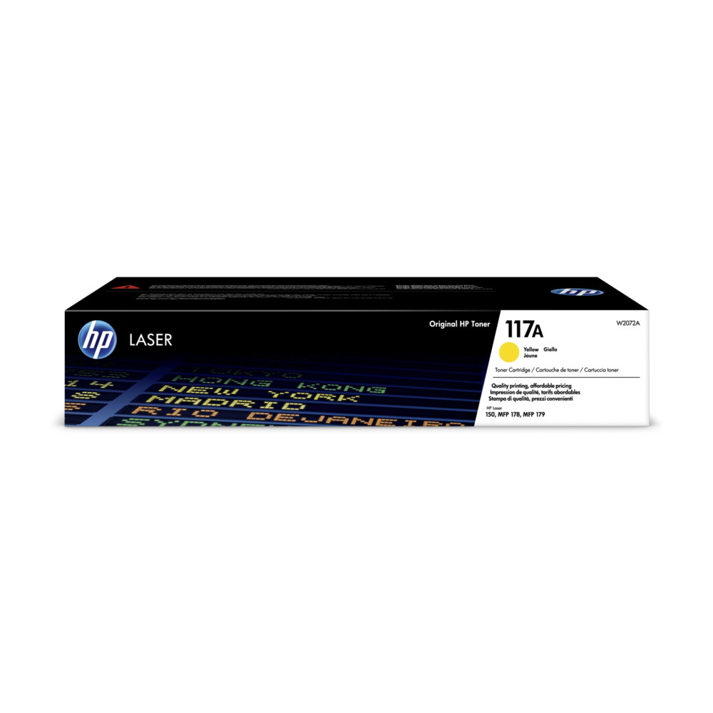 Түпнұсқа лазерлік картридж HP 117A, сары, W2072A