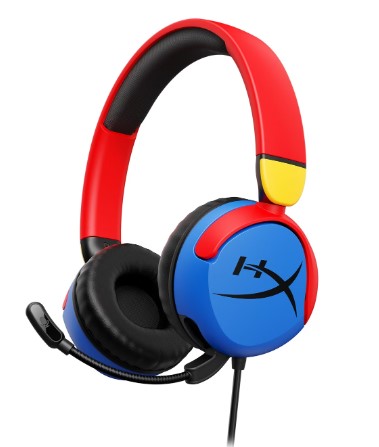 Наушники-гарнитура игровые HyperX Cloud Mini красно-синий