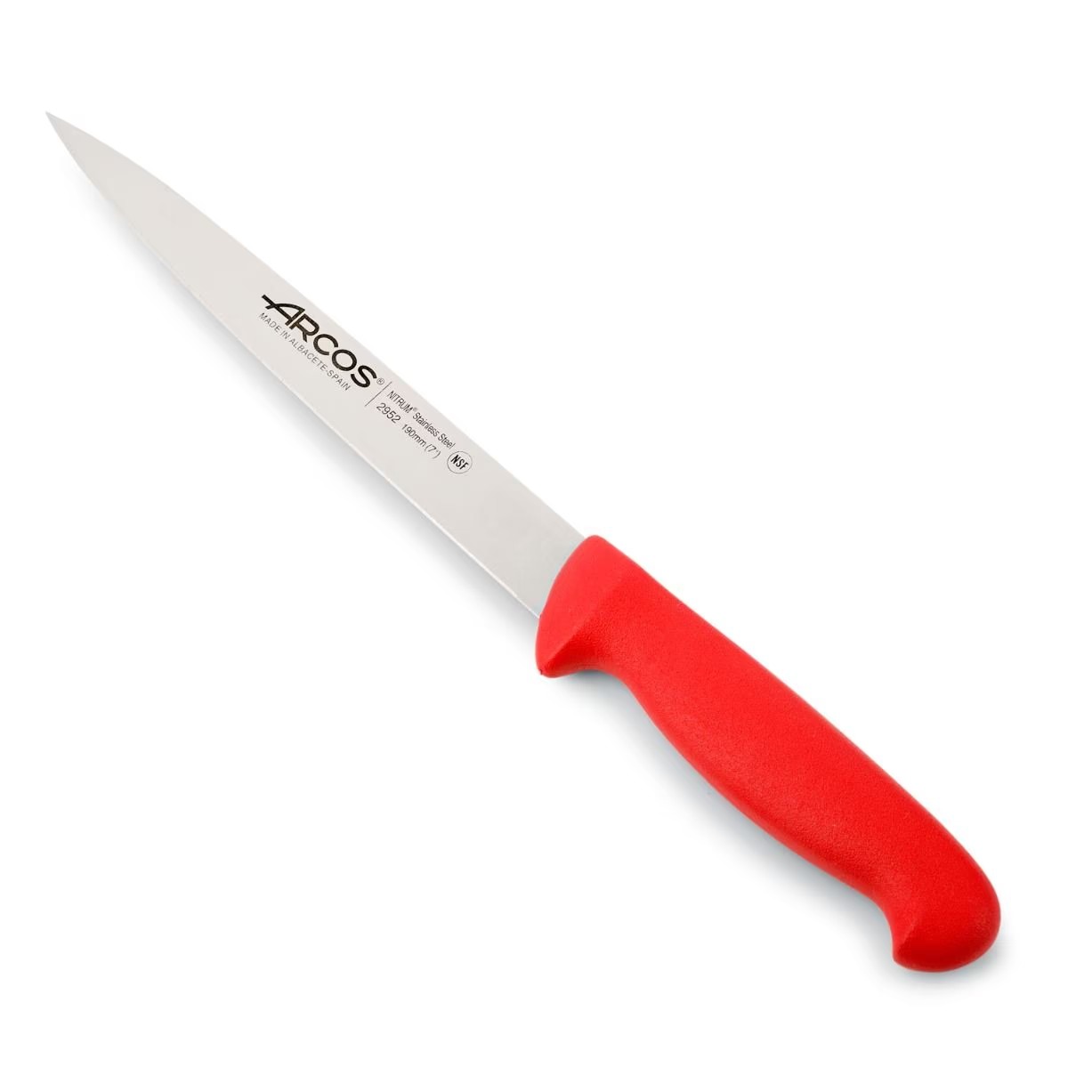 Нож гибкий Arcos 2900 295222 190мм красный