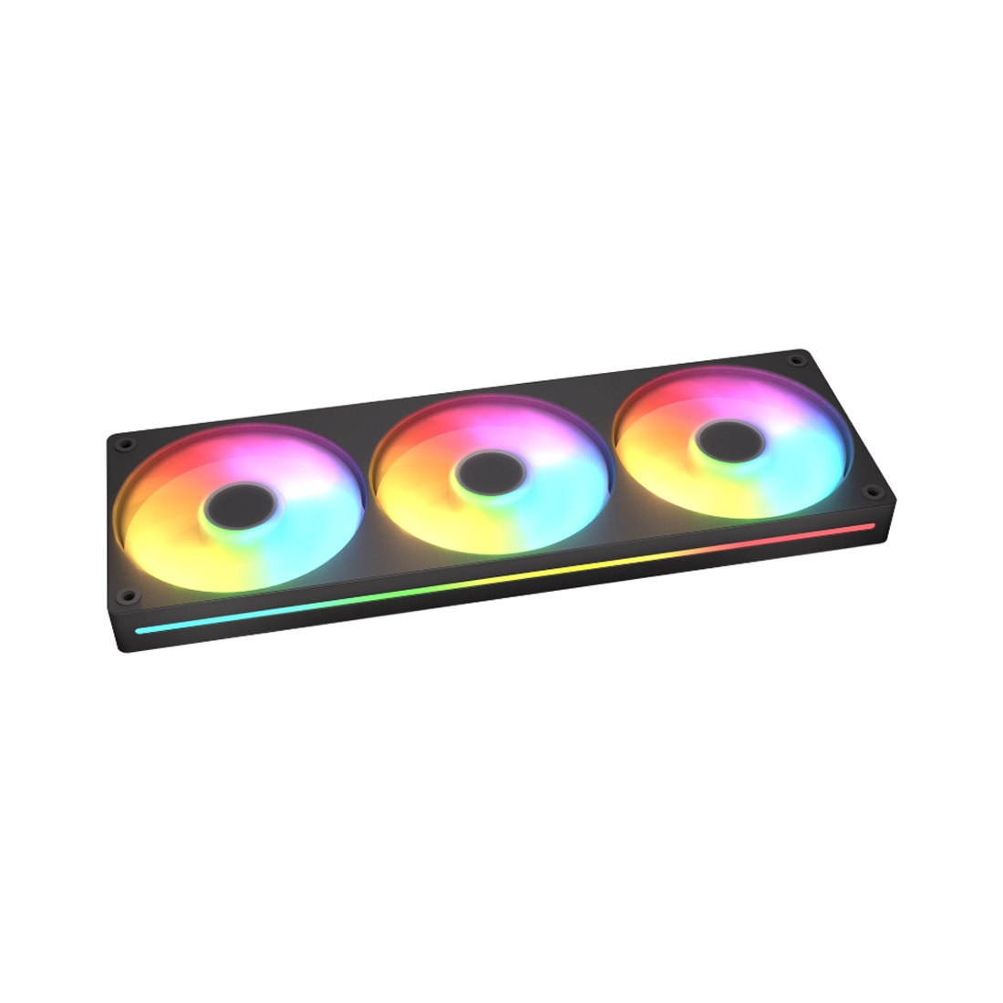 Комплект кулеров для кейса, Cougar, Unity360-FB ARGB (CF-UN360FB-RGB) , 3х120мм ARGB, 700-1600±10%об.мин, 78.5CFM, 38dB(A), 4pin, Черный