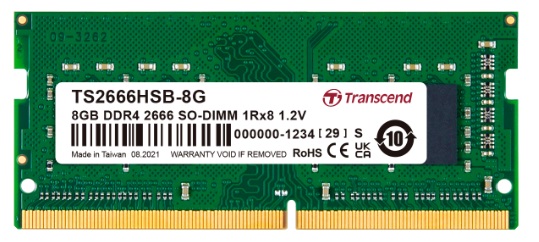 Память оперативная DDR4 Notebook Transcend TS2666HSB-8G