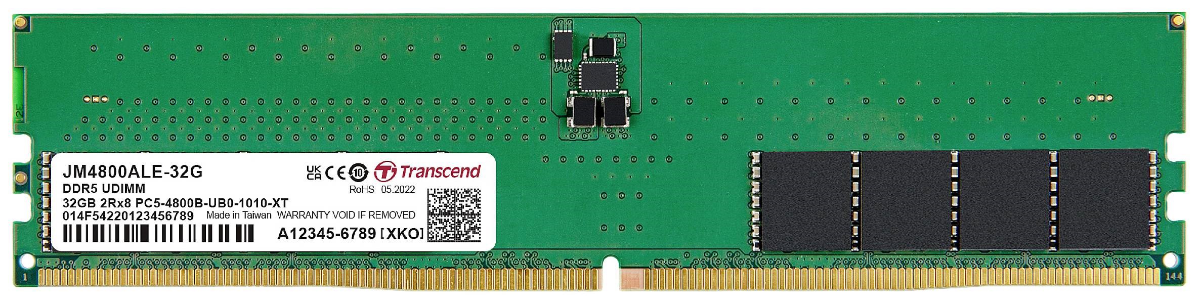 Память оперативная DDR5 Desktop Transcend JM4800ALE-32G