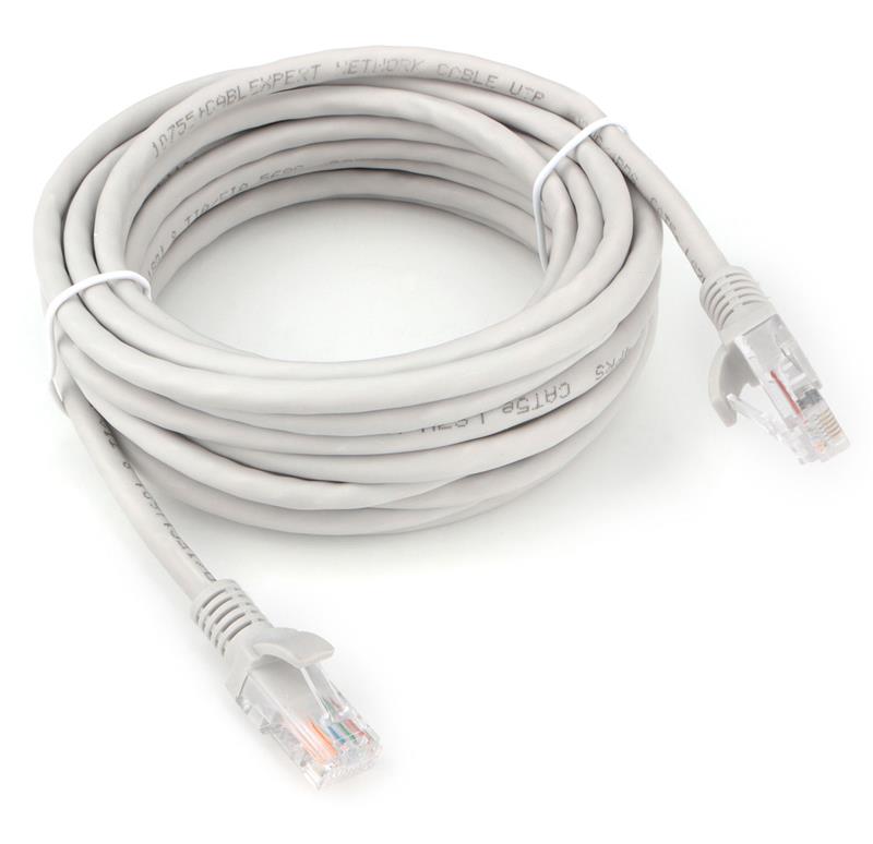 Патч-корд 5м UTP Cablexpert PP31-5M кат5e сұр