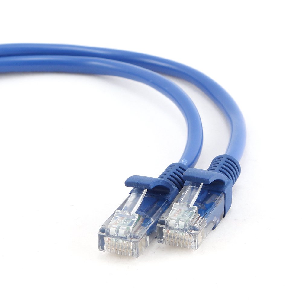 FTP патч-корд Cablexpert PP22-2m кат.5e, 2м, литой, көпжильді (көк)