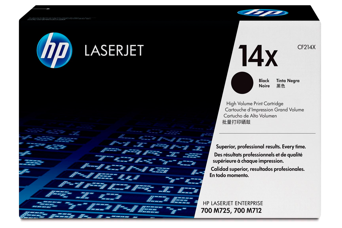 Картридж HP CF214X, черный