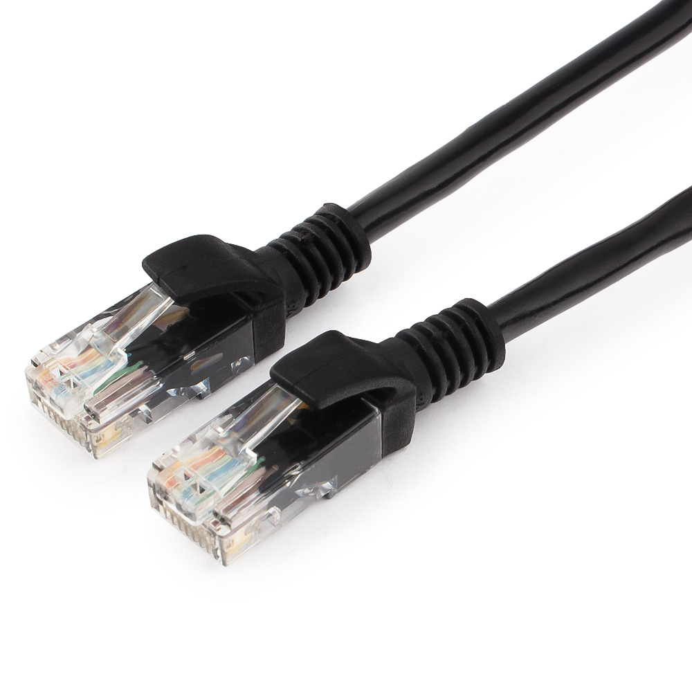 Патч-корд FTP Cablexpert, кат. 6, 1м, чёрный