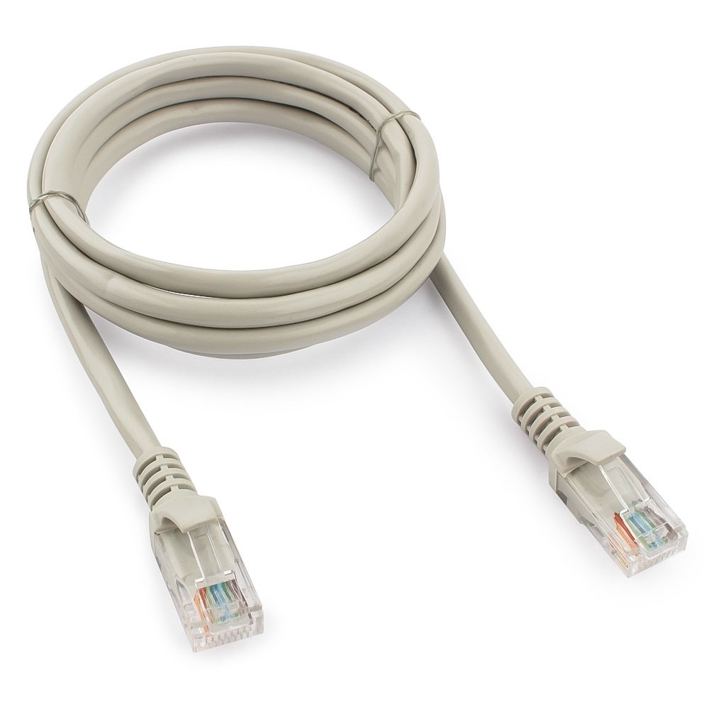 Патч-корд UTP Cablexpert PP12-1.5M кат.5e, 1.5м, литой, көпжильді (сұр)