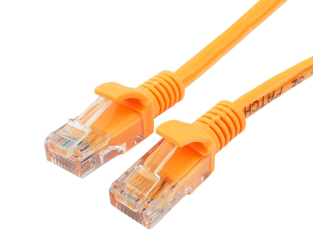 Патч-корд UTP Cablexpert PP12-1.5M/O, кат.5e, 1.5м, литой, көпжильді (сары)