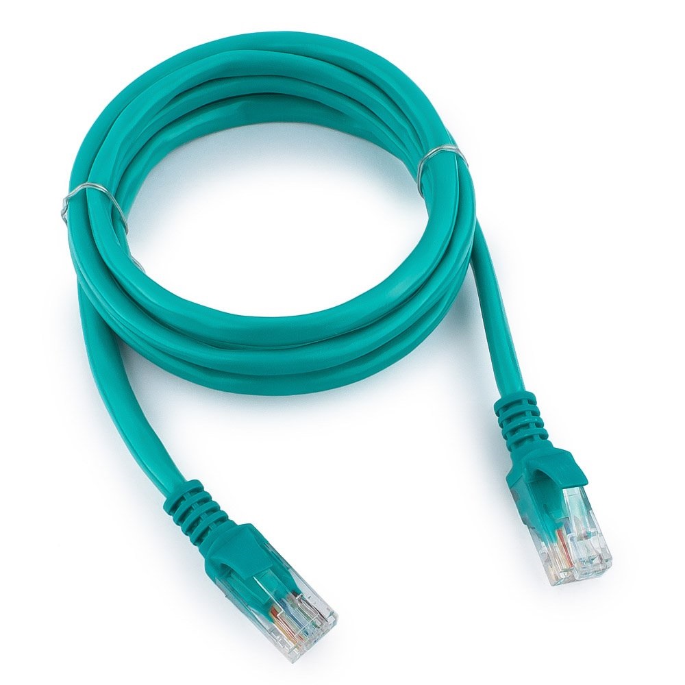 Патч-корд UTP Cablexpert PP12-1M/G кат.5e, 1м, литой, көп сымдылық (жасыл)