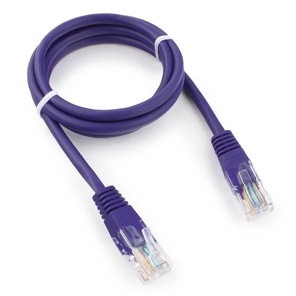 Патч-корд UTP Cablexpert PP12-1M/V кат.5e, 1м, литой, көп сымдылар (күлгін)