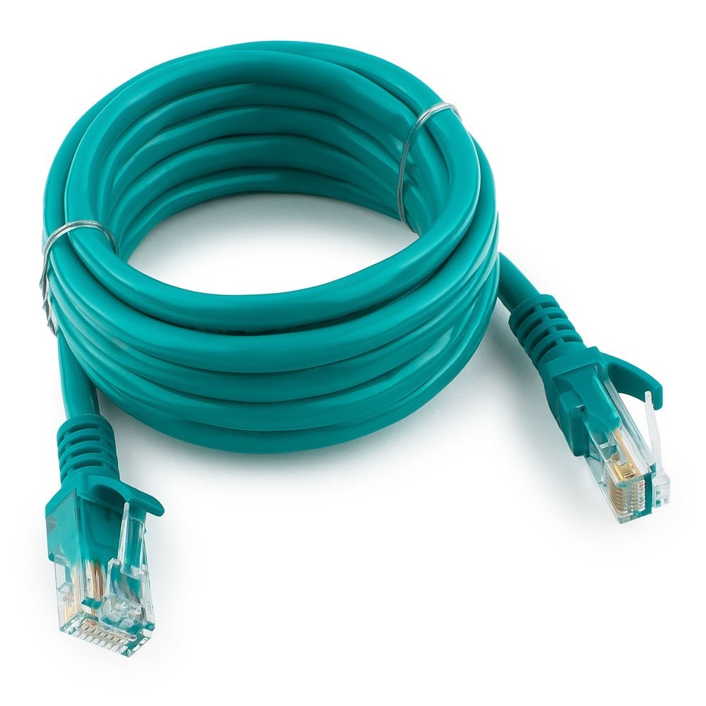 Патч-корд UTP Cablexpert PP12-2M/G кат.5e, 2м, литой, многожильный (жасыл)