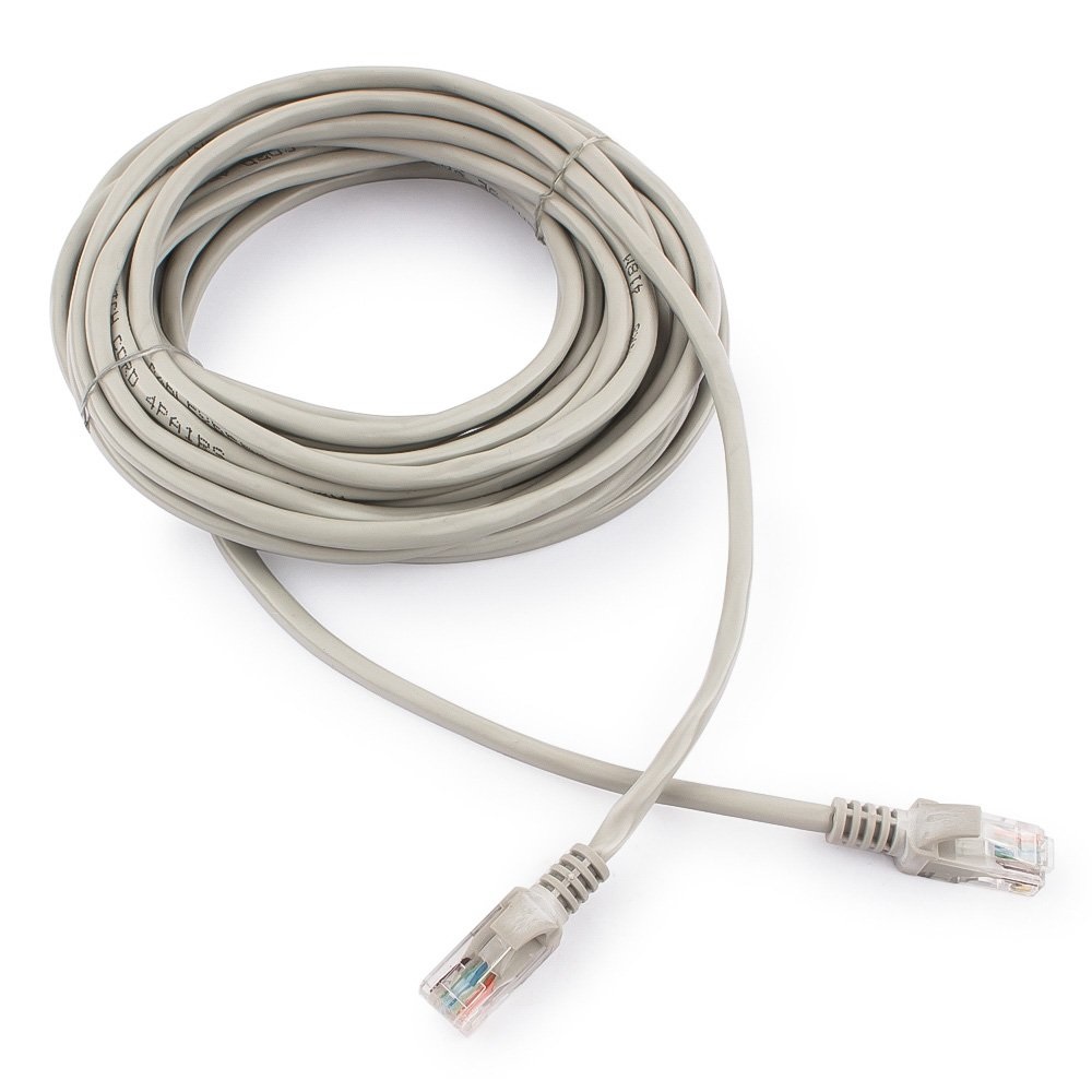 Патч-корд UTP Cablexpert PP12-7.5M кат.5e, 7.5м, литой, көпжильді (сұр)