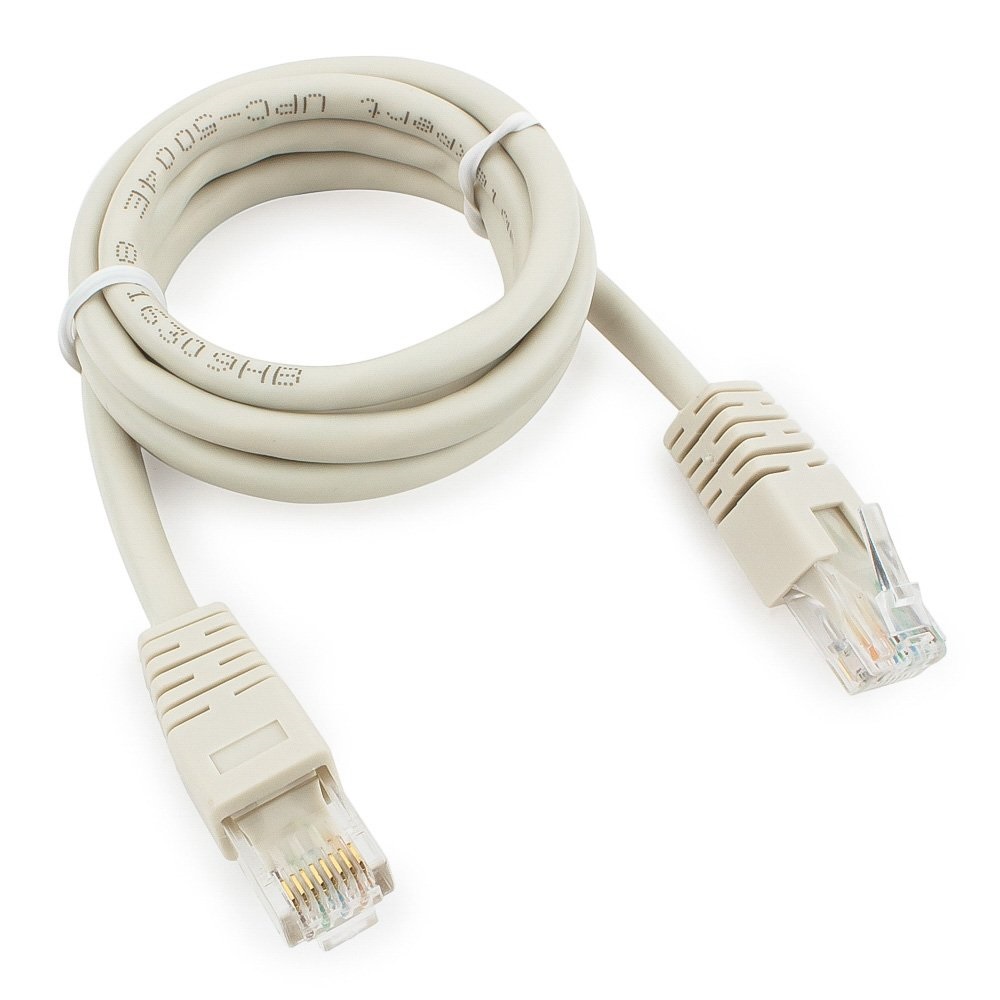 Патч-корд UTP Cablexpert PP6U-1M кат.6, 1м, литой, көпжильді (сұр)