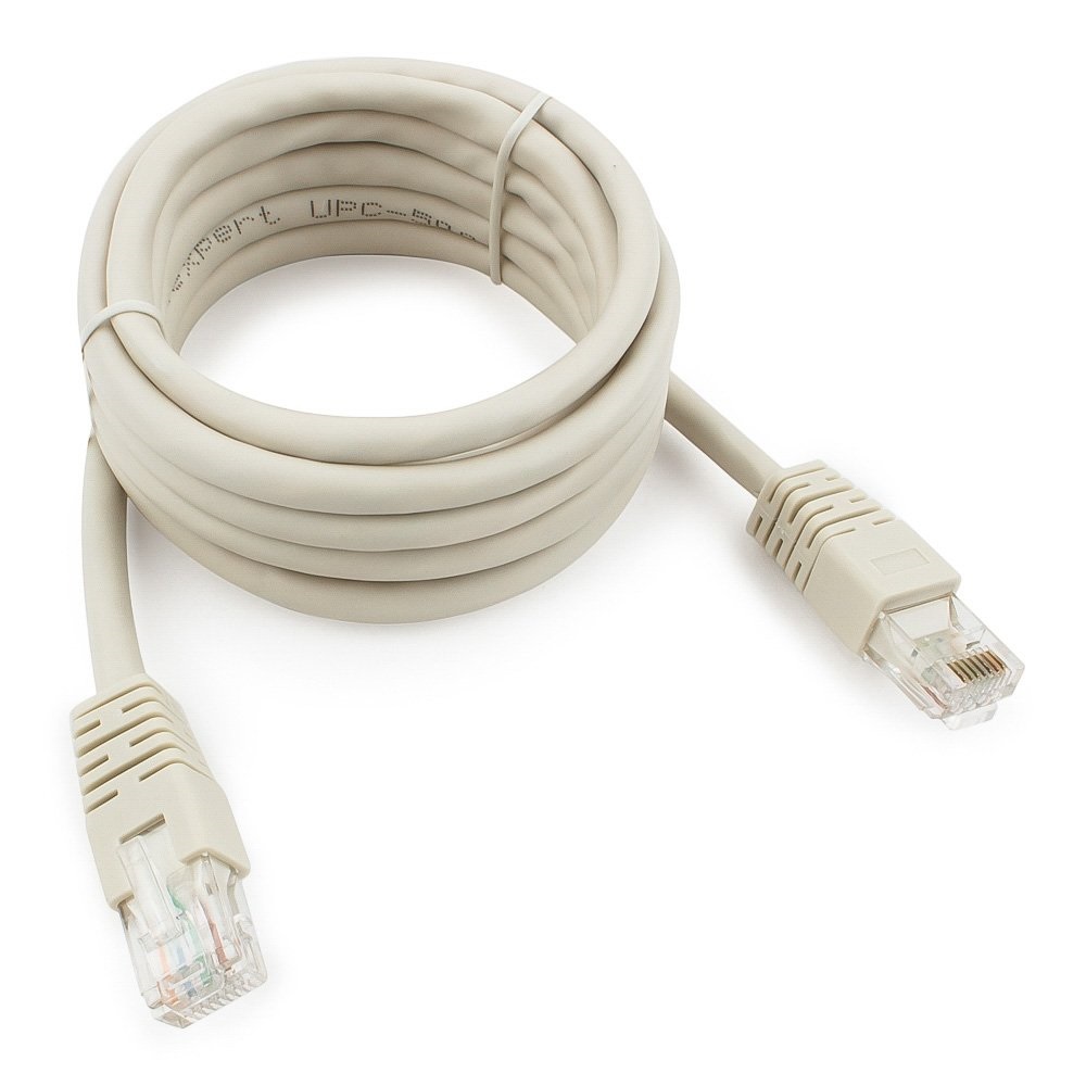 Патч-корд UTP Cablexpert PP6U-2M кат.6, 2м, литой, көпжильді (сұр)