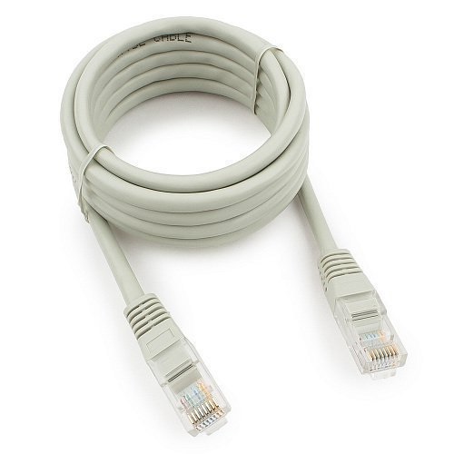 Патч-корд мыс UTP Cablexpert PP10-20M кат.5e, 20м, литой, көп сымды (сұр)