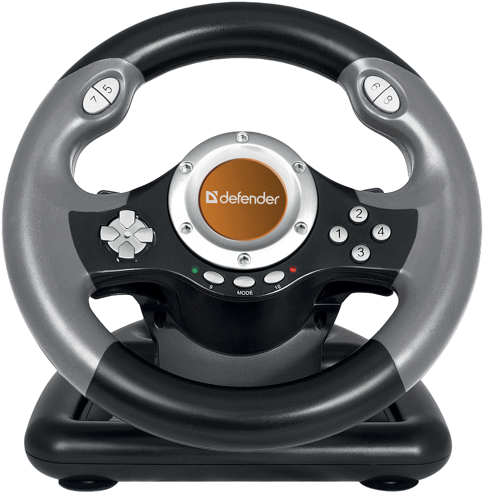 Руль игровой Defender Challenge Mini LE USB комбинированный