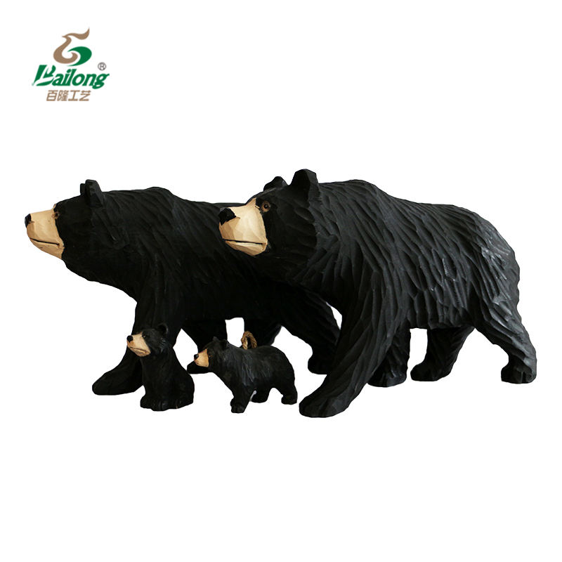 Фигурка медведя ручной резьбы (Bear Carving)