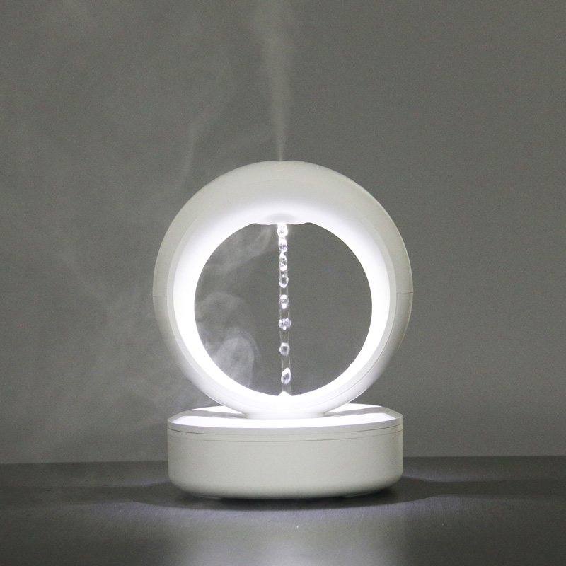 2026 New Night Light Aroma Diffuser Ultrasonic Cool Mist Anti-gravity Creative Design Water Drop Anti Gravity air Humidifier