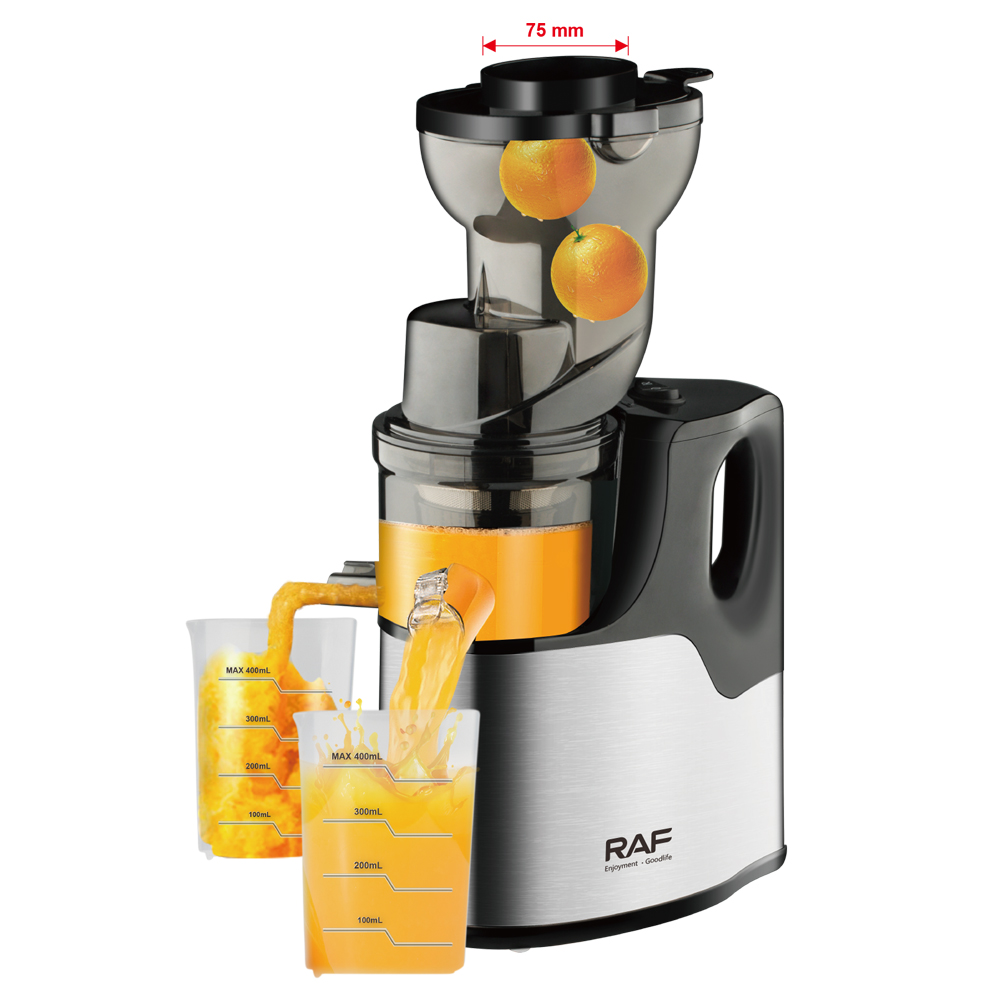 RAF R.2857 Masticating Juicer Professional Slow Juicer with Large Feed Chute Electric Juicer Machine