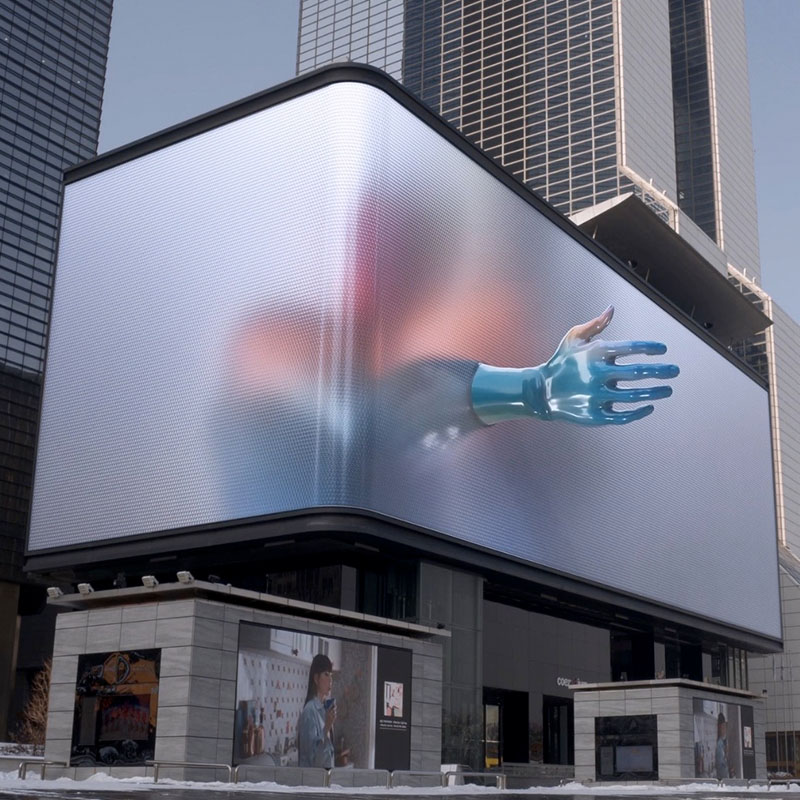 Naked Eye 3d Billboard Video Wall P4 P5 P6 P8 P10 Fixed Panel Advertising Display Billboard Outdoor Led Screen for Shopping Mall
