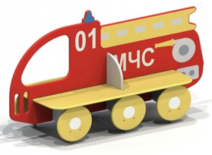 Скамья детская «Пожарная машина» УСН 8601-0302-0404
