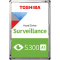 TOSHIBA HDD Video Surveillance TOSHIBA S300 AI 10TB CMR, 3.5'', 512MB, 7200RPM, SATA, 64 cameras, 24/7, TBW: 550