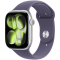 APPLE Apple Watch Series 11 GPS 46mm Silver Aluminium Case with Purple Fog Sport Band - M/L,Model A3333