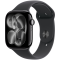 APPLE Apple Watch Series 11 GPS 46mm Jet Black Aluminium Case with Black Sport Band - M/L,Model A3333