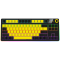 LORGAR LORGAR KBP70TKLW, Wireless TKL Mechanical Gaming Keyboard Pro, Black/yellow, EN/RU layout