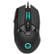LORGAR LORGAR Stricter 579, gaming mouse, 9 programmable buttons, Pixart PMW3336 sensor, DPI up to 12 000, 50 million clicks buttons lifespan, 2 switches, built-in display, 1.8m USB soft silicone cable, Matt UV coating with glossy parts and RGB lights with 4 LED flowing modes, size: 131*72*41mm, 0.127kg, black