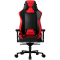 LORGAR LORGAR Base 311, Gaming chair, PU eco-leather, 1.8 mm metal frame, multiblock mechanism, 4D armrests, 5 Star aluminium base, Class-4 gas lift, 75mm PU casters, Black + red